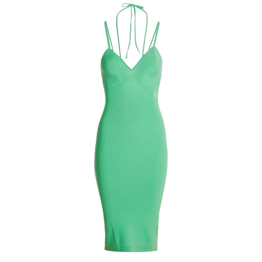 TIE KNITTED DRESS Calvin Klein | J20J221156L1C